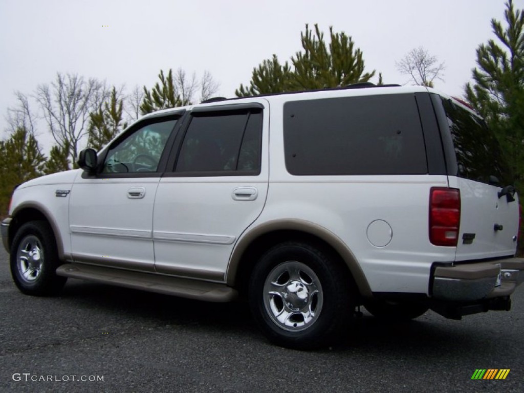 2001 Expedition Eddie Bauer - Oxford White / Medium Parchment photo #4