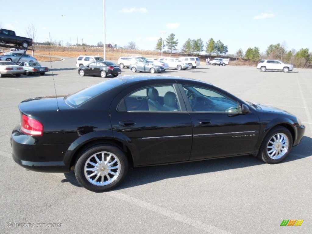 2001 Sebring LXi Sedan - Black / Dark Slate Gray photo #5