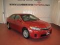 2011 Barcelona Red Metallic Toyota Camry Hybrid  photo #3