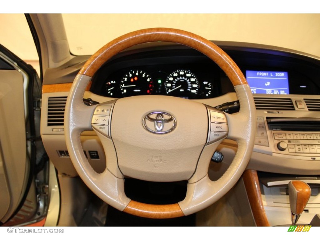 2007 Toyota Avalon Limited Ivory Steering Wheel Photo #61194409