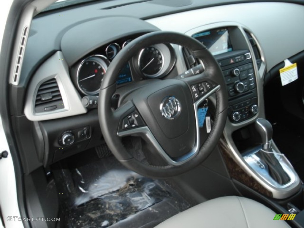 2012 Buick Verano FWD Medium Titanium Steering Wheel Photo #61194712