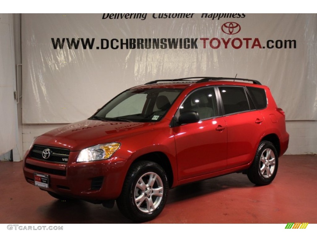 2011 RAV4 V6 4WD - Barcelona Red Metallic / Ash photo #1