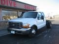 1999 Oxford White Ford F350 Super Duty XL SuperCab Chassis  photo #1
