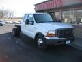 1999 Oxford White Ford F350 Super Duty XL SuperCab Chassis  photo #4