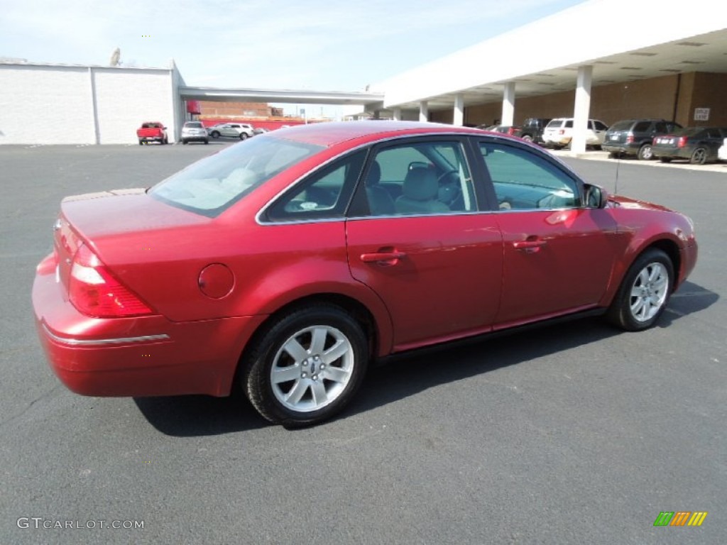 2006 Five Hundred SEL AWD - Redfire Metallic / Shale Grey photo #5