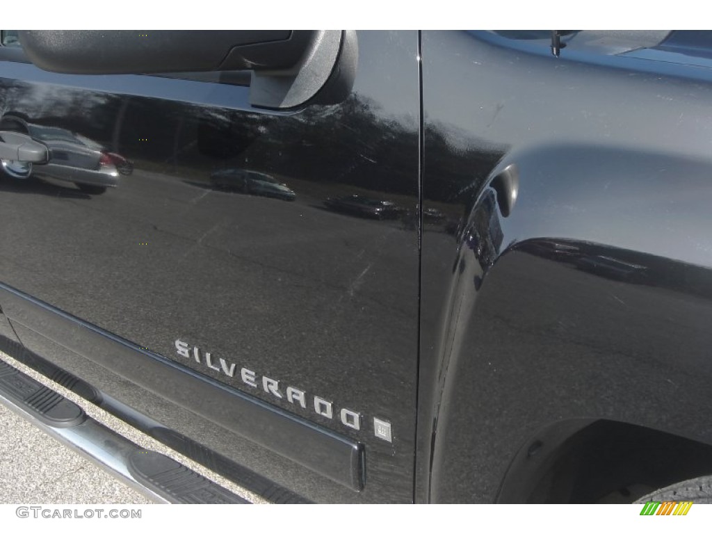 2007 Silverado 1500 LT Extended Cab 4x4 - Black / Ebony Black photo #25