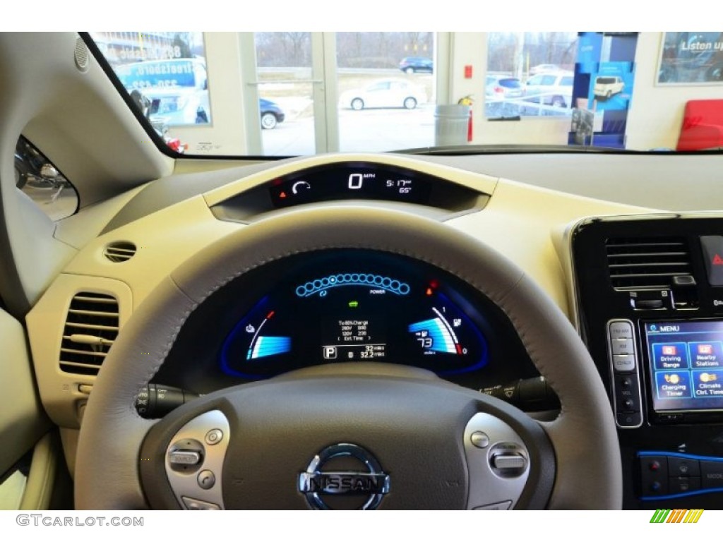 2012 Nissan LEAF SL Gauges Photo #61197616