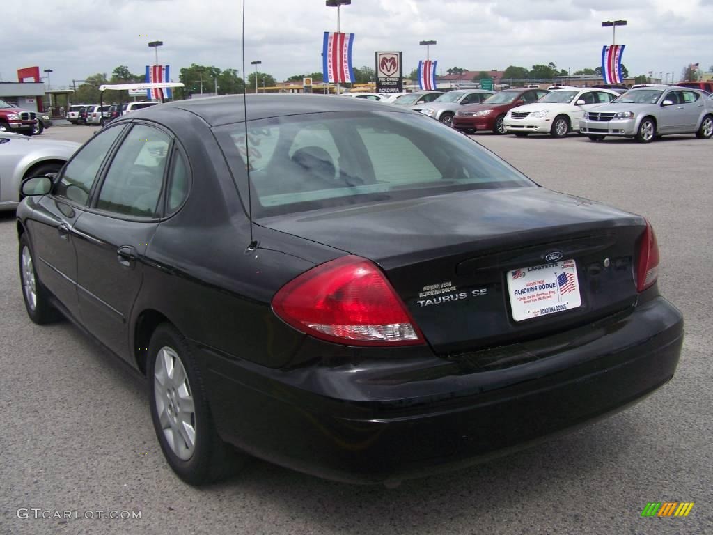 2006 Taurus SE - Black / Medium/Dark Flint Grey photo #5