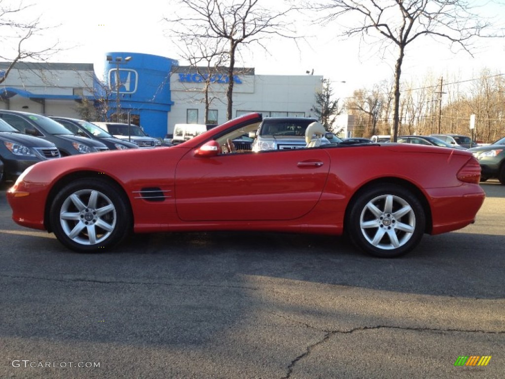 Magma Red Mercedes-Benz SL