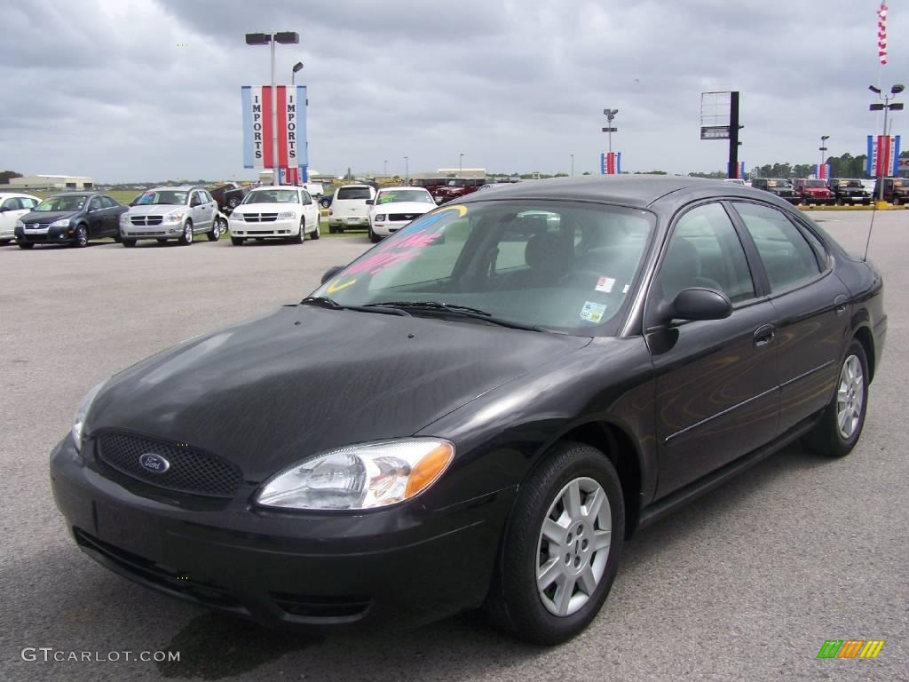 2006 Taurus SE - Black / Medium/Dark Flint Grey photo #7