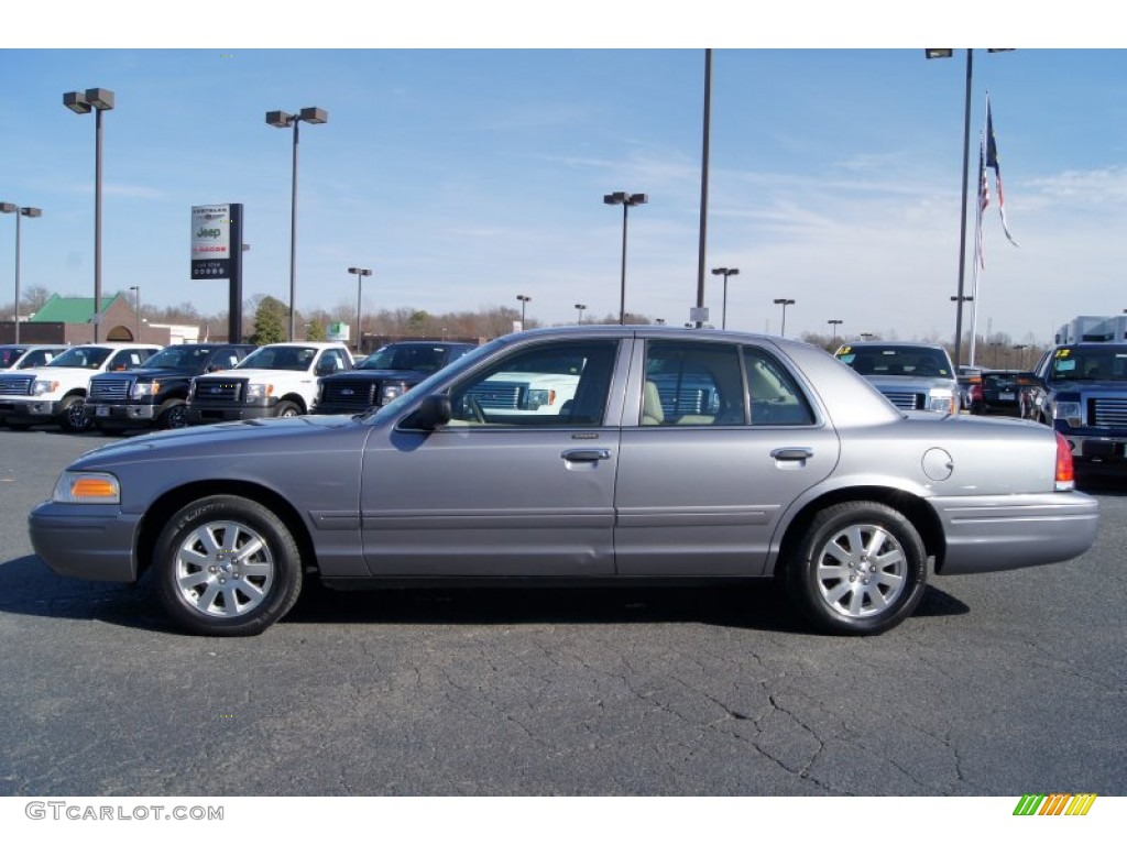 2006 Crown Victoria LX - Tungsten Metallic / Medium Light Stone photo #5
