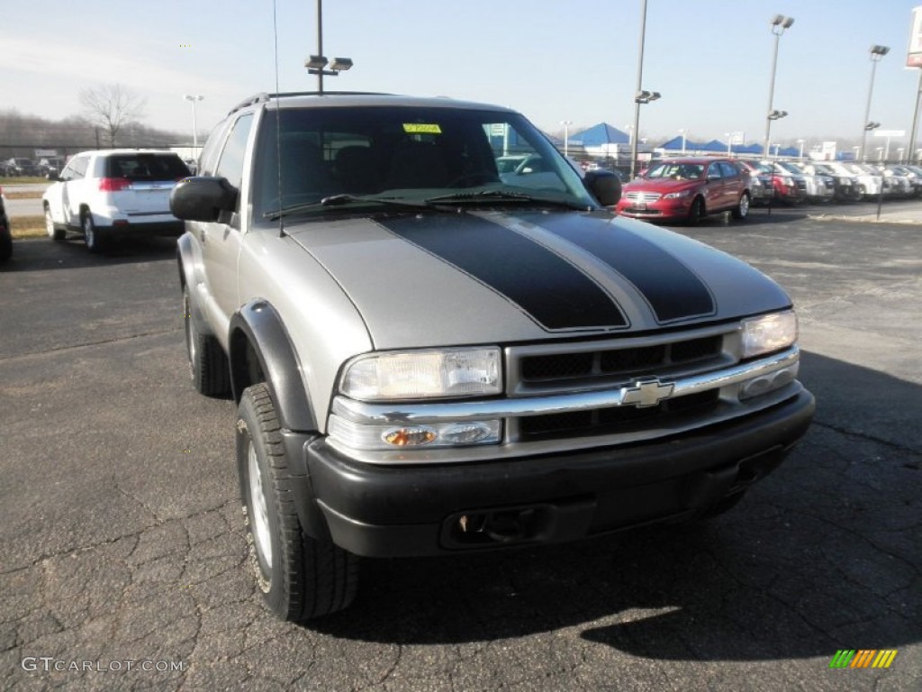 2000 Blazer ZR2 4x4 - Light Pewter Metallic / Graphite Gray photo #2