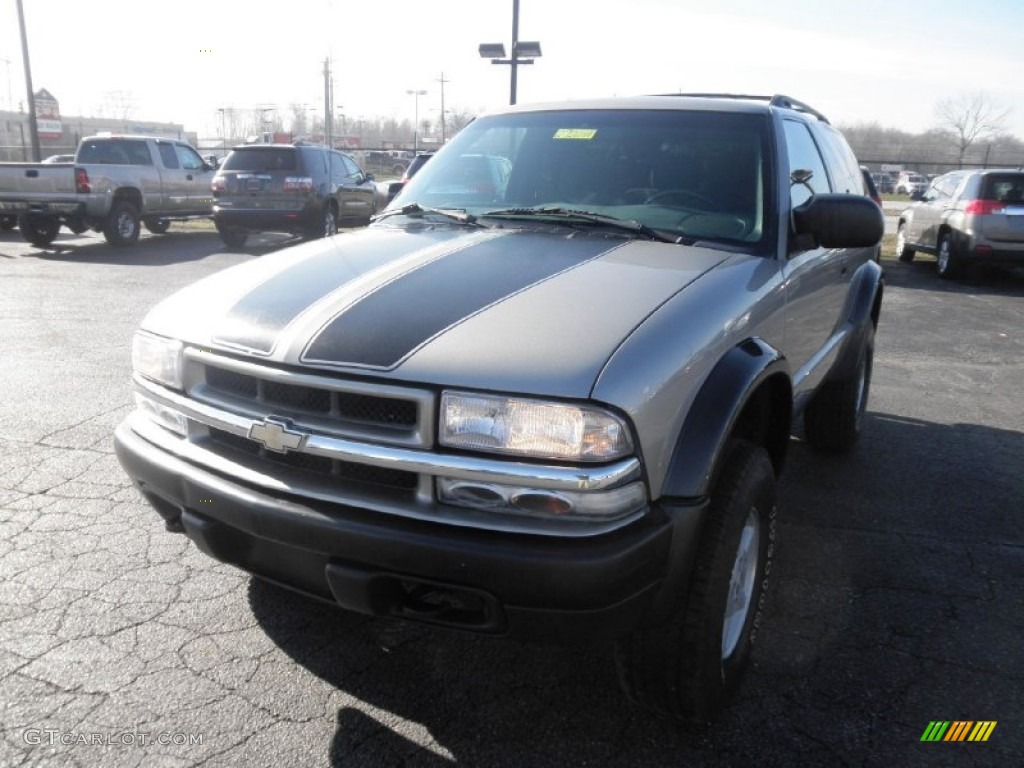 2000 Blazer ZR2 4x4 - Light Pewter Metallic / Graphite Gray photo #3