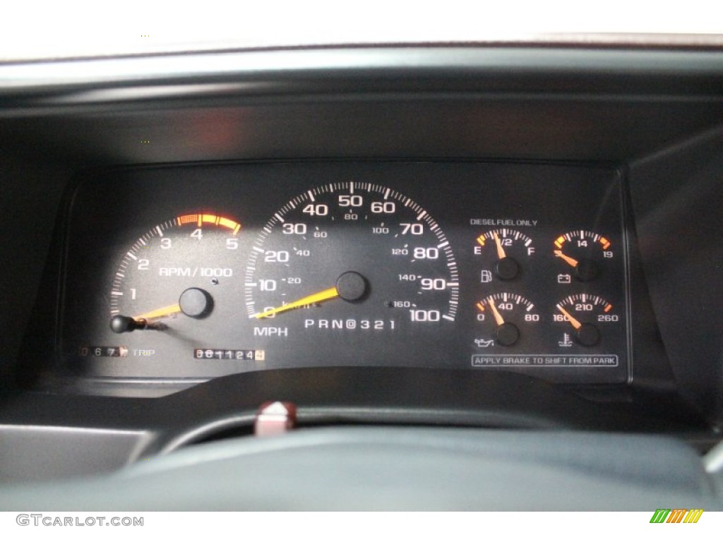 1998 Chevrolet C/K K1500 Silverado Extended Cab 4x4 Gauges Photo #61200253