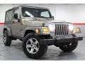 2005 Light Khaki Metallic Jeep Wrangler Unlimited Rubicon 4x4  photo #2