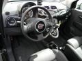 2012 Nero (Black) Fiat 500 Lounge  photo #7