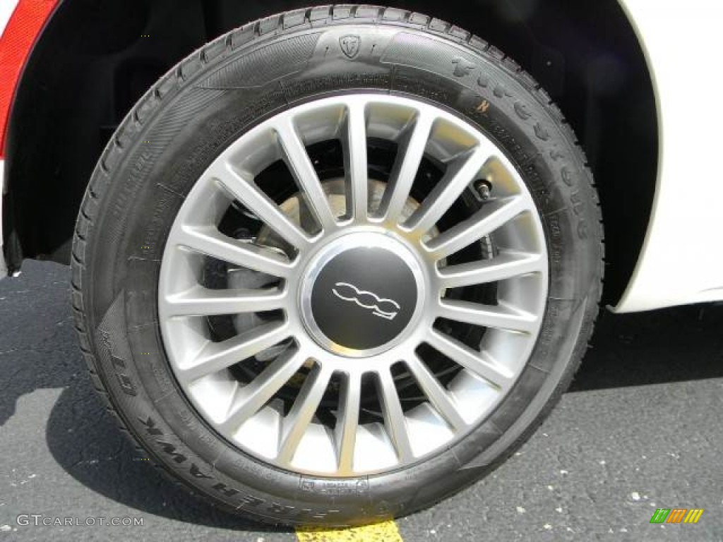 2012 Fiat 500 Lounge Wheel Photo #61200505