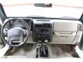 2005 Jeep Wrangler Khaki Interior Dashboard Photo