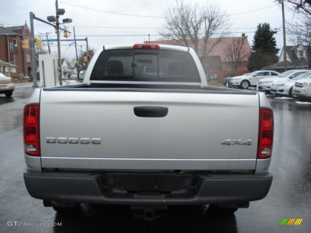 2004 Ram 1500 ST Regular Cab 4x4 - Bright Silver Metallic / Dark Slate Gray photo #7