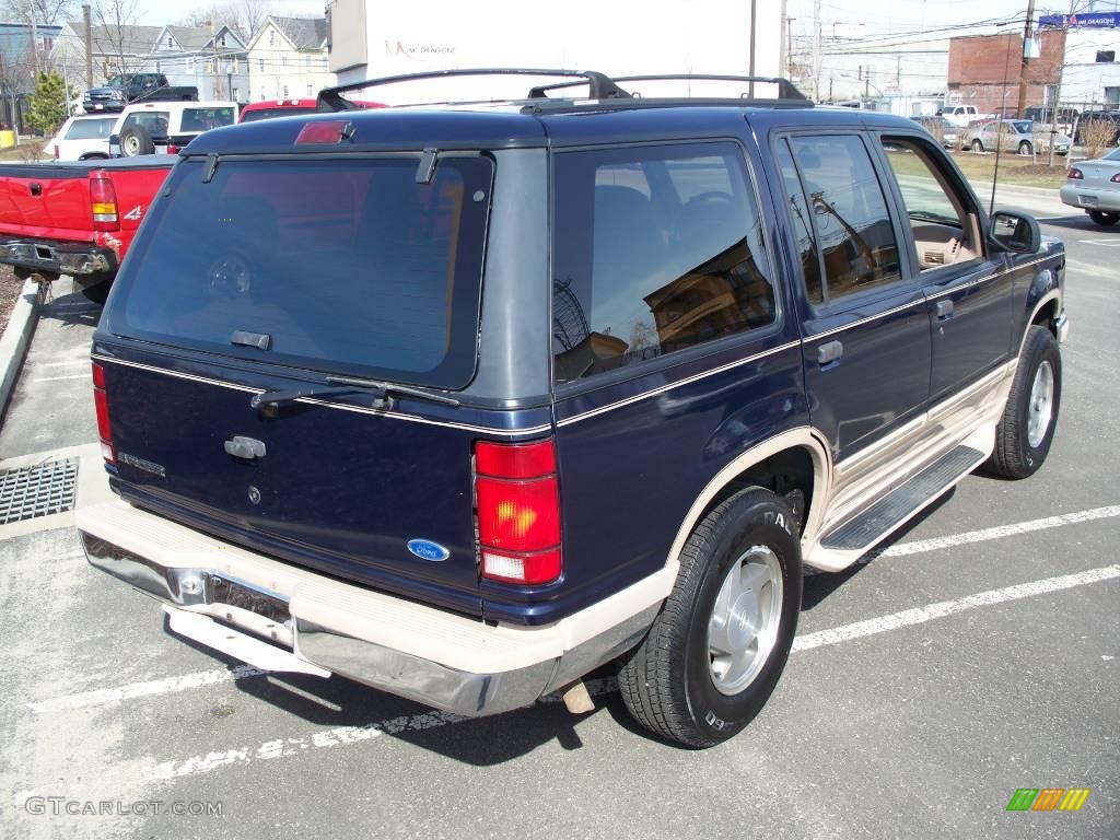 1994 Explorer Eddie Bauer 4x4 - Dark Blue Metallic / Tan photo #4