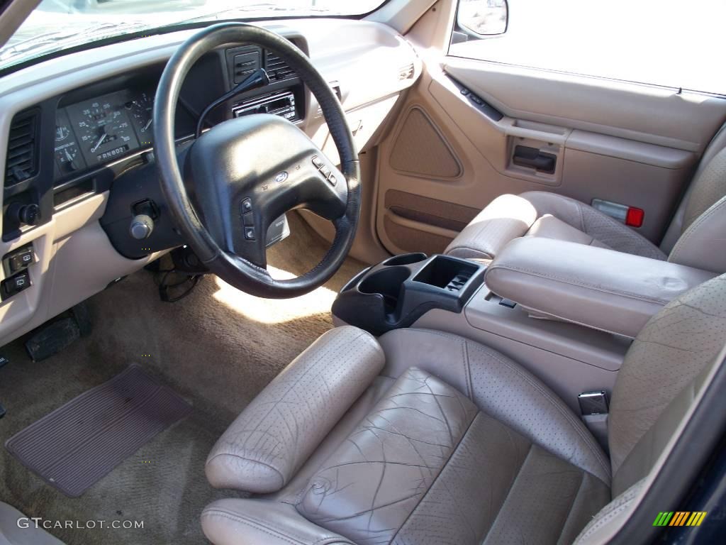 1994 Explorer Eddie Bauer 4x4 - Dark Blue Metallic / Tan photo #9