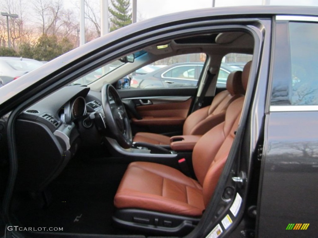 2009 TL 3.7 SH-AWD - Grigio Gray Metallic / Umber/Ebony photo #12