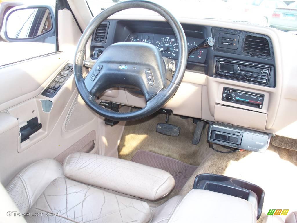1994 Explorer Eddie Bauer 4x4 - Dark Blue Metallic / Tan photo #12