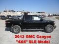 2012 Onyx Black GMC Canyon SLE Crew Cab 4x4  photo #1