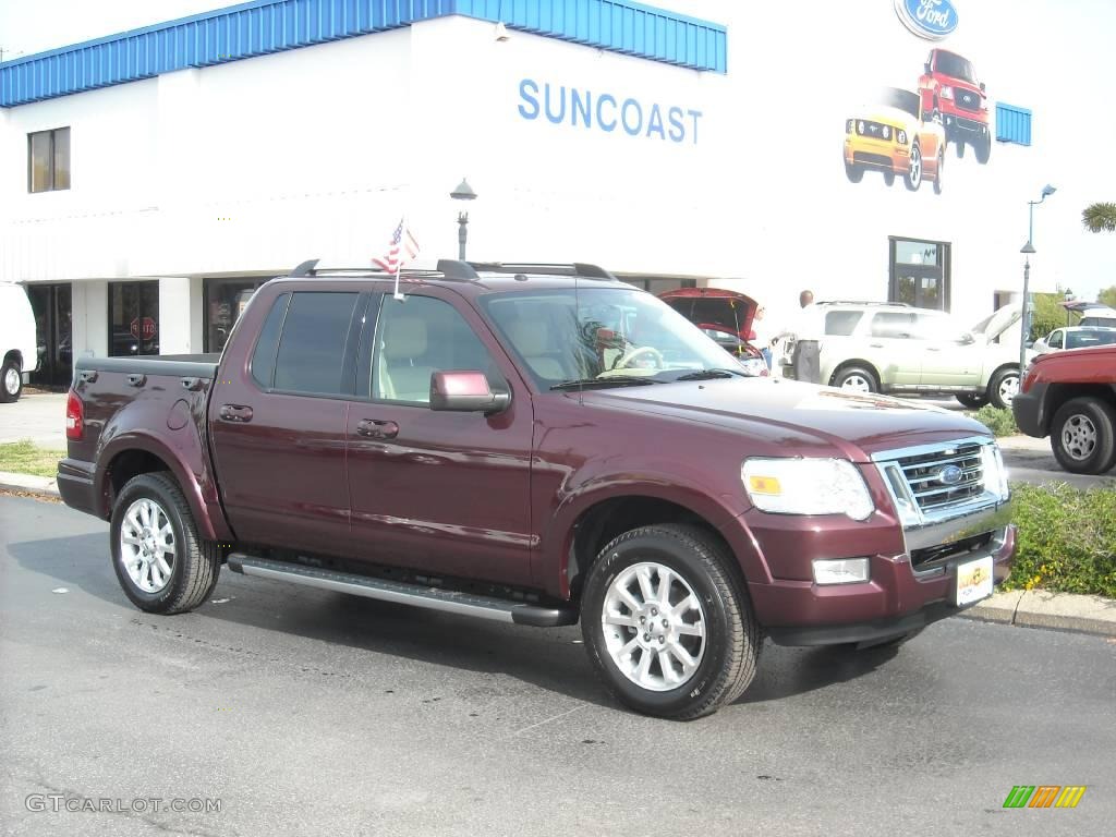 Dark Cherry Metallic Ford Explorer Sport Trac