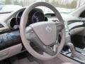 2008 Acura MDX Taupe Interior Steering Wheel Photo