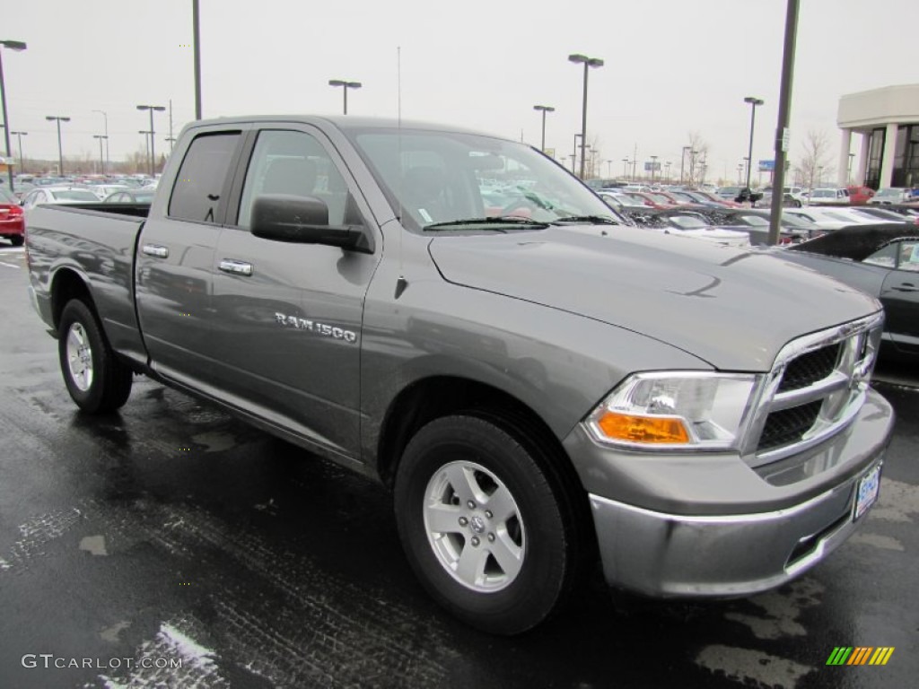 2011 Ram 1500 ST Quad Cab 4x4 - Mineral Gray Metallic / Dark Slate Gray/Medium Graystone photo #1