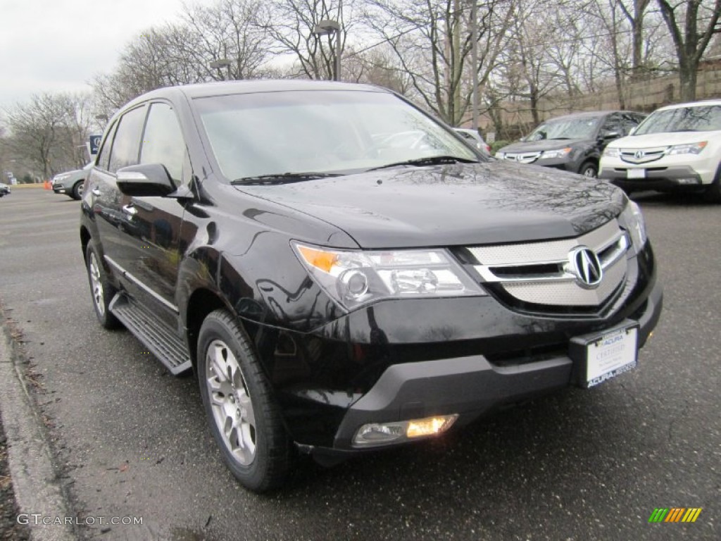 2009 MDX  - Formal Black / Parchment photo #3