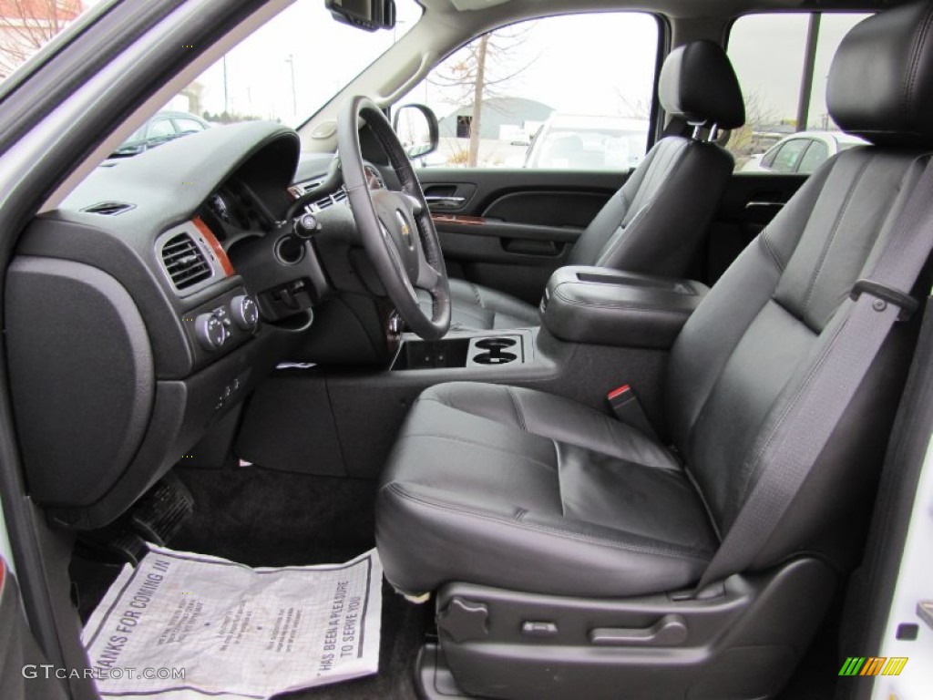 Ebony Interior 2011 Chevrolet Suburban 2500 LT 4x4 Photo #61205758