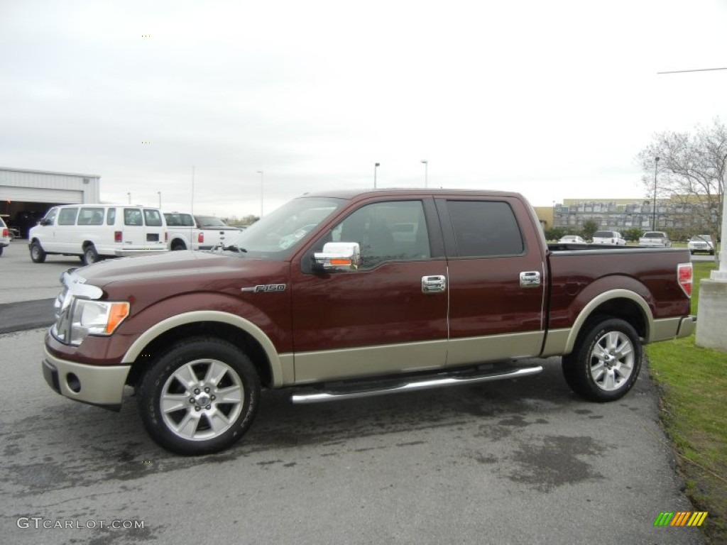 Royal Red Metallic 2009 Ford F150 Lariat SuperCrew Exterior Photo #61206598