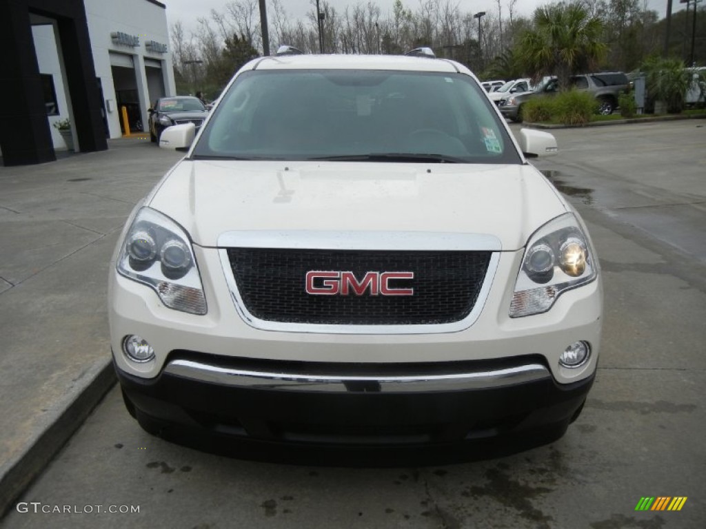 2007 Acadia SLT - White Diamond Metallic / Brick photo #3