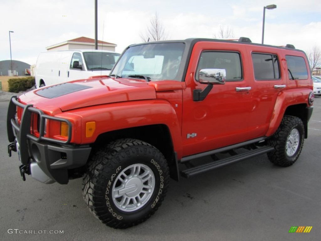Solar Flare Metallic 2008 Hummer H3 Alpha Exterior Photo #61207789