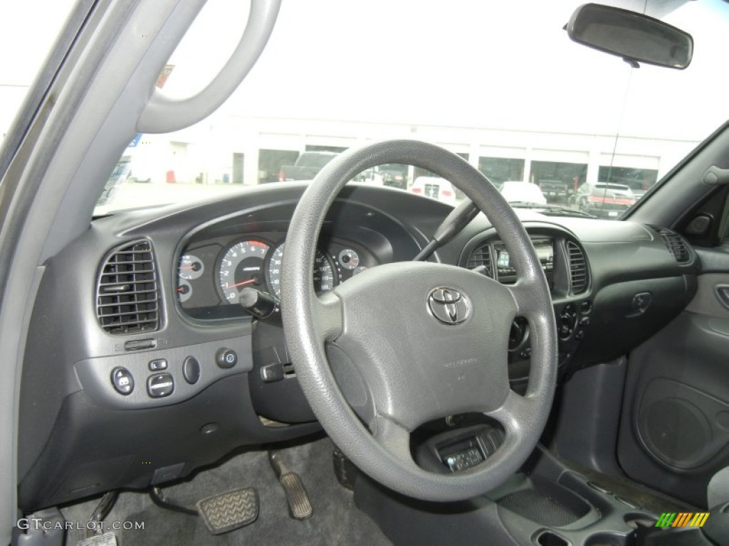 2006 Tundra SR5 Double Cab - Black / Light Charcoal photo #12