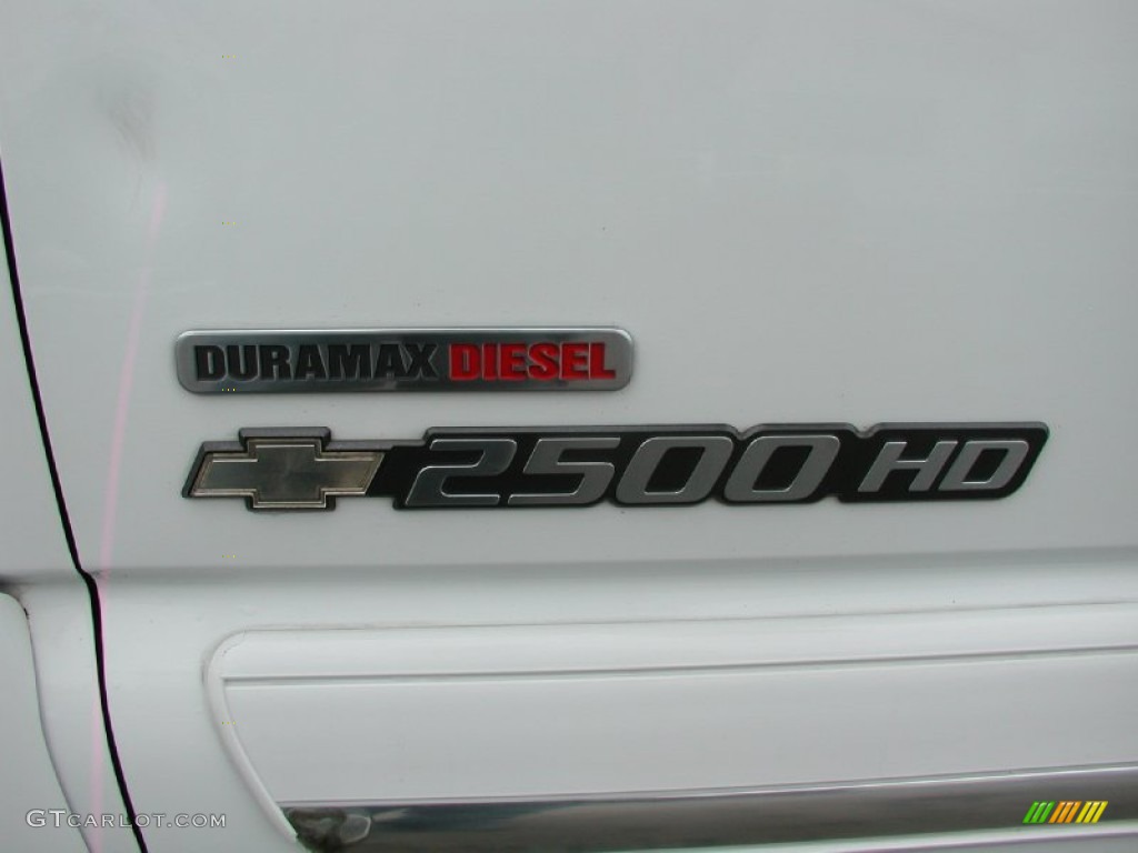 2005 Silverado 2500HD LS Crew Cab 4x4 - Summit White / Dark Charcoal photo #22