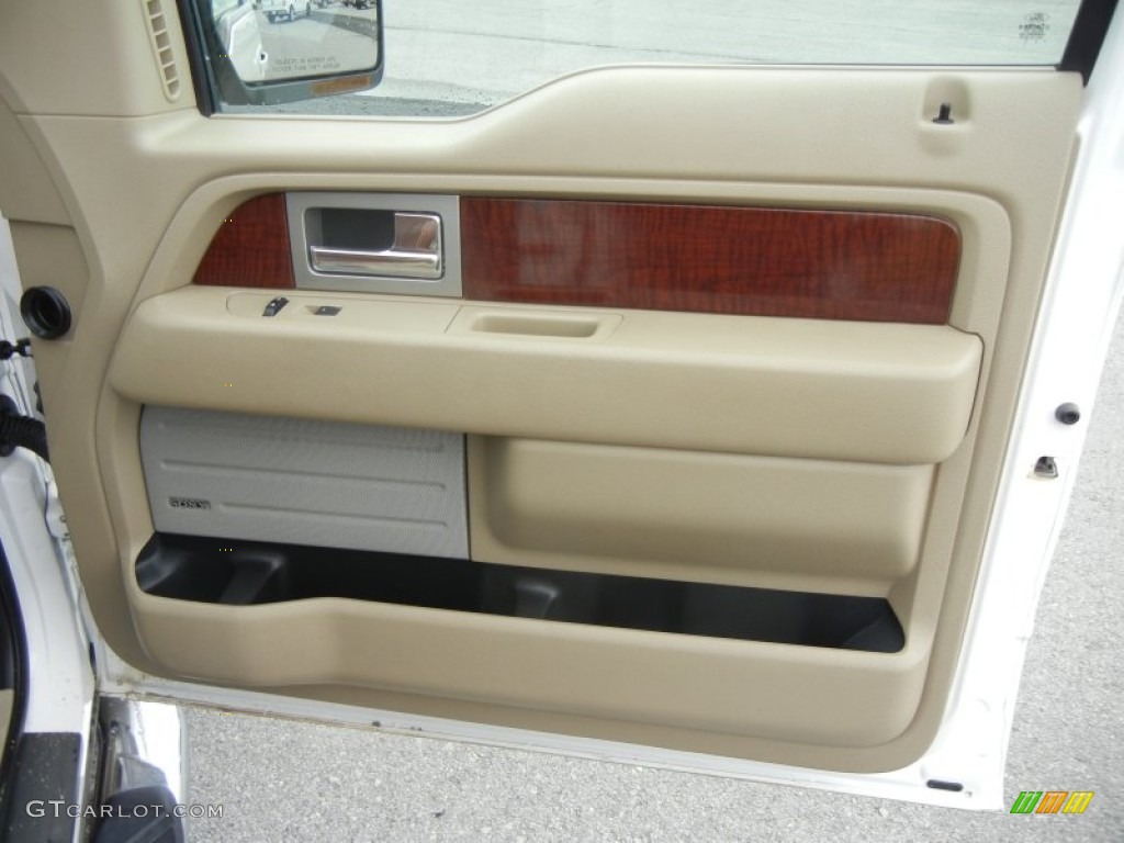 2010 F150 King Ranch SuperCrew 4x4 - White Platinum Metallic Tri Coat / Chapparal Leather photo #8