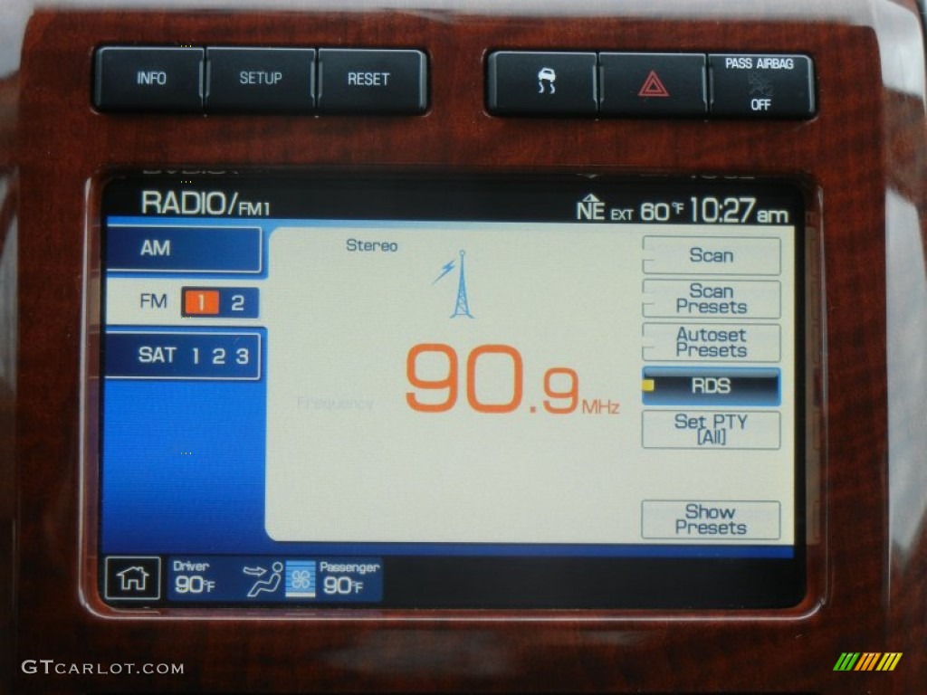 2010 F150 King Ranch SuperCrew 4x4 - White Platinum Metallic Tri Coat / Chapparal Leather photo #19