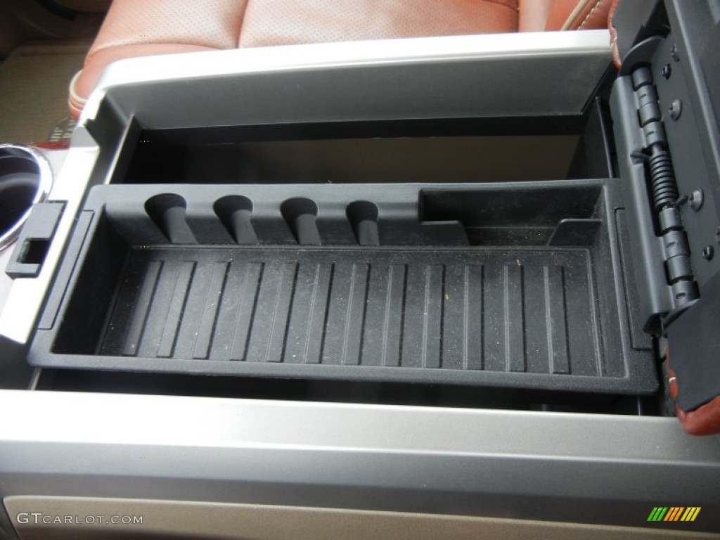 2010 F150 King Ranch SuperCrew 4x4 - White Platinum Metallic Tri Coat / Chapparal Leather photo #25