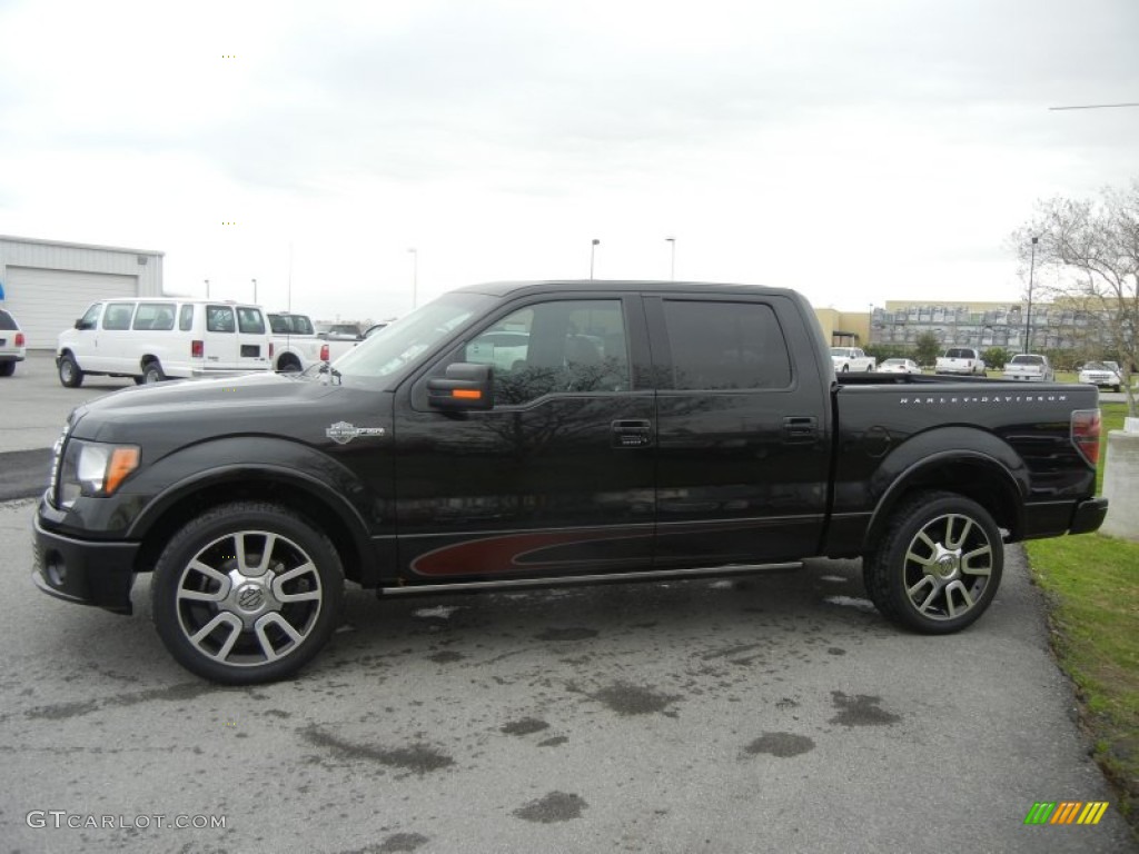 Tuxedo Black 2010 Ford F150 Harley-Davidson SuperCrew Exterior Photo #61208929