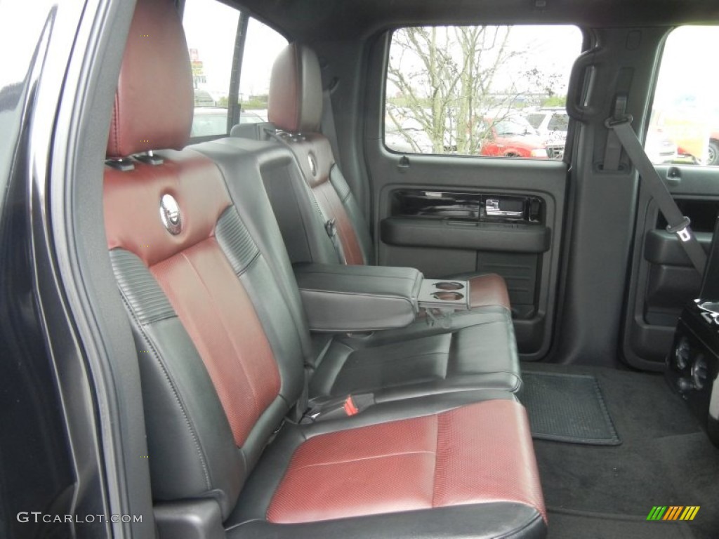 Harley Davidson Lava Red/Black Interior 2010 Ford F150 Harley-Davidson SuperCrew Photo #61208966