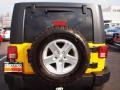 2009 Detonator Yellow Jeep Wrangler Unlimited Rubicon 4x4  photo #6