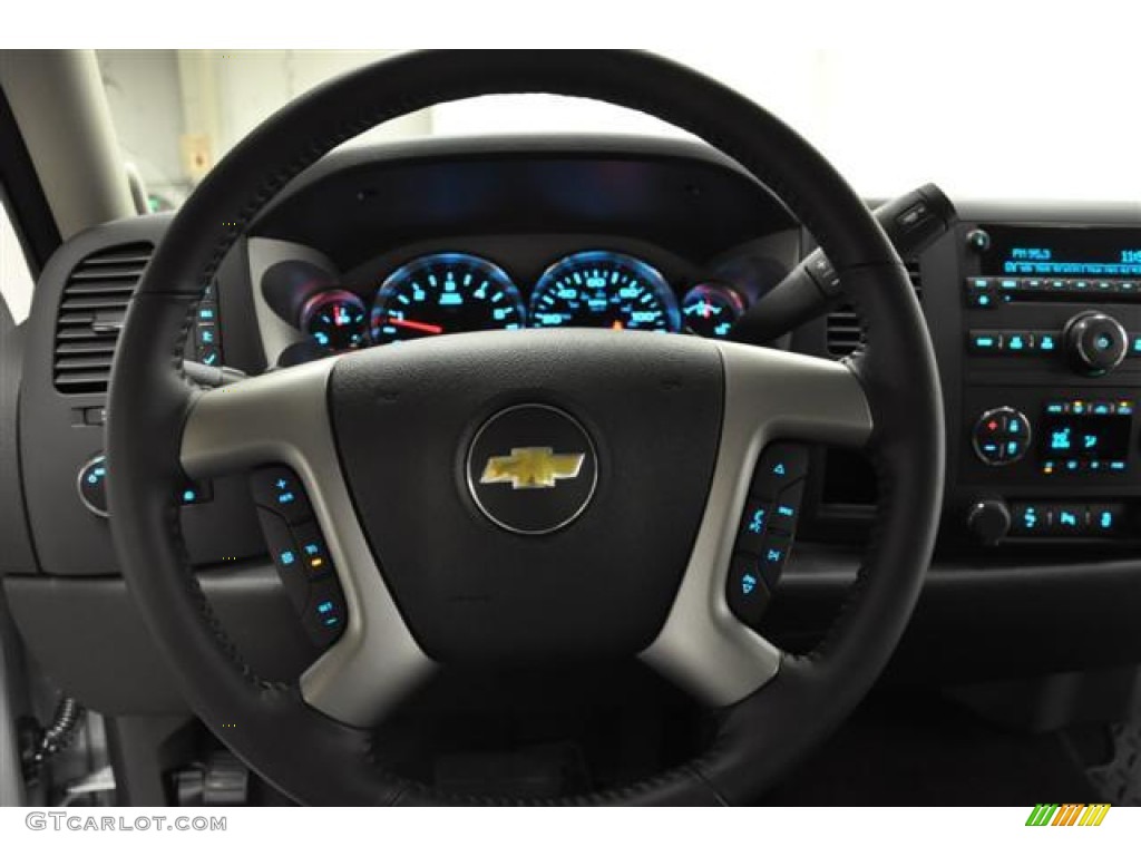 2012 Silverado 1500 LT Extended Cab - Silver Ice Metallic / Ebony photo #14
