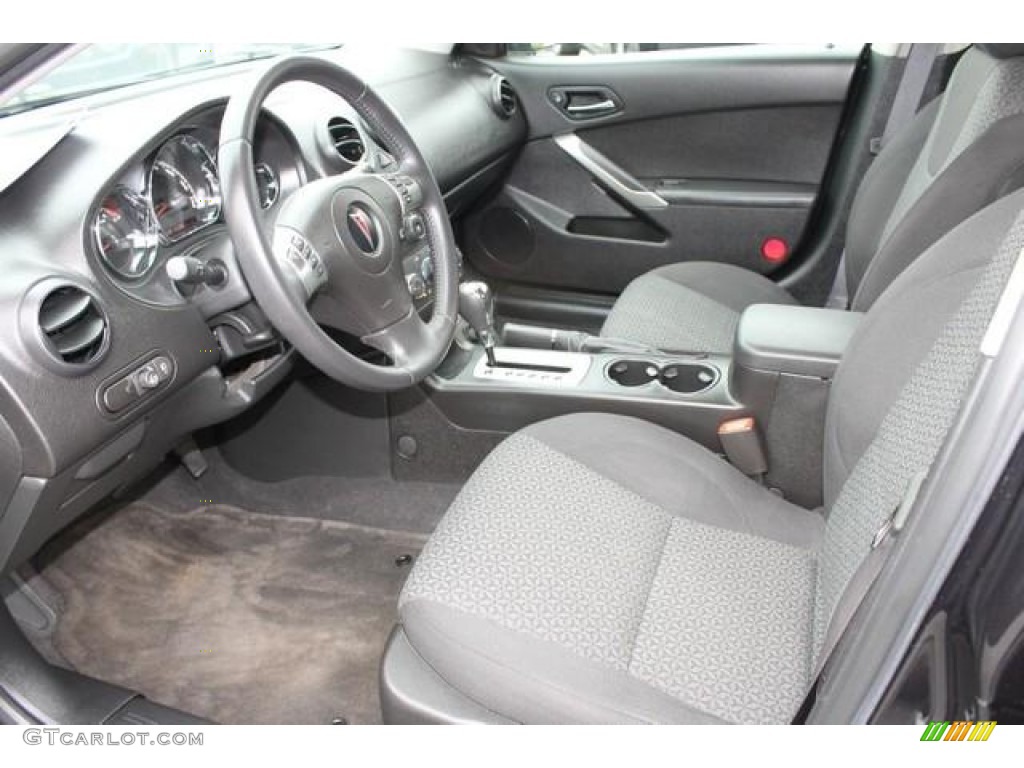 Ebony Interior 2009 Pontiac G6 V6 Sedan Photo #61211118