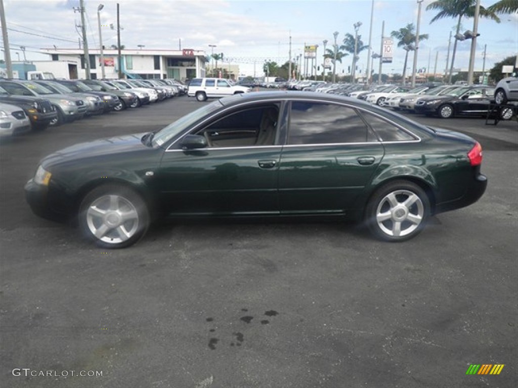 2003 A6 3.0 quattro Sedan - Irish Green Pearl Effect / Platinum photo #6