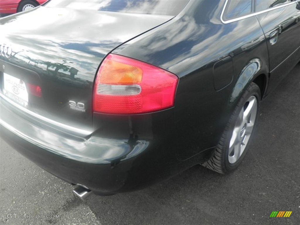 2003 A6 3.0 quattro Sedan - Irish Green Pearl Effect / Platinum photo #10