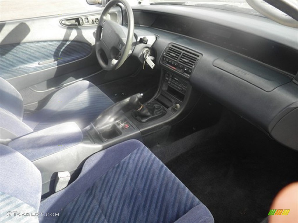 1994 Prelude Si - Sebring Silver Metallic / Blue/Black photo #8