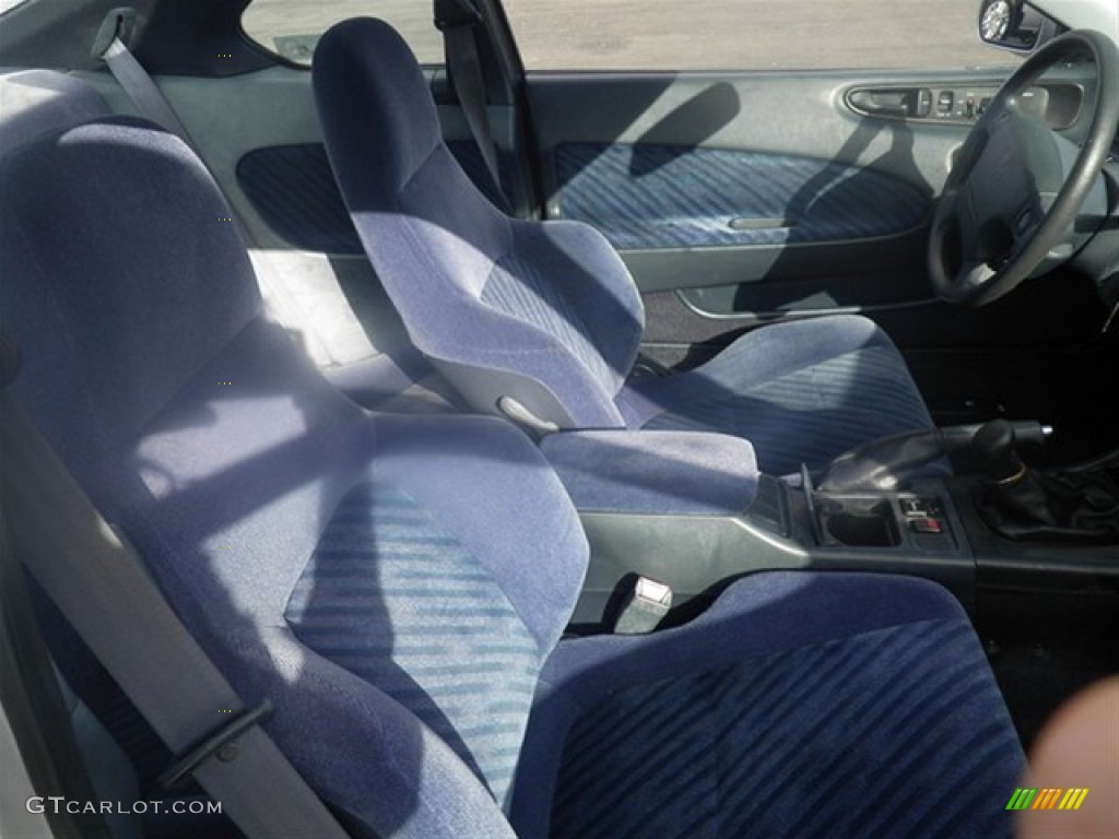 1994 Prelude Si - Sebring Silver Metallic / Blue/Black photo #9